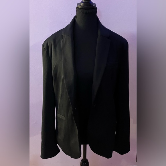 Black Gap blazer with lightly padded shoulders size S/M - Picture 1 of 10